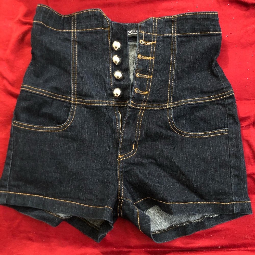 High waisted shorts